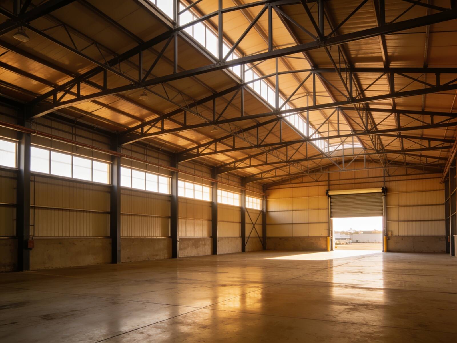 Interior of a managed Sydney industrial warehouse