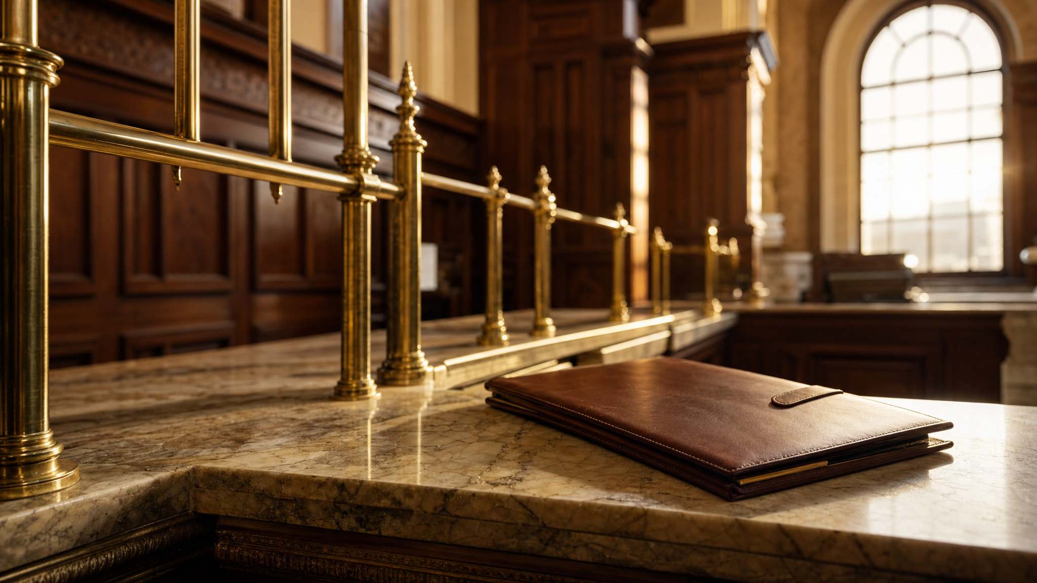 Heritage bank counter representing the institutional bank guarantee for a NSW commercial lease